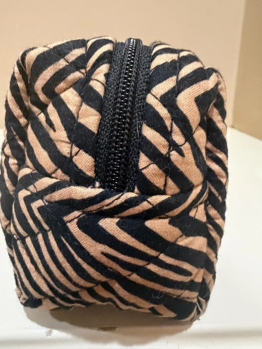 Vera Bradley quilted cosmetic